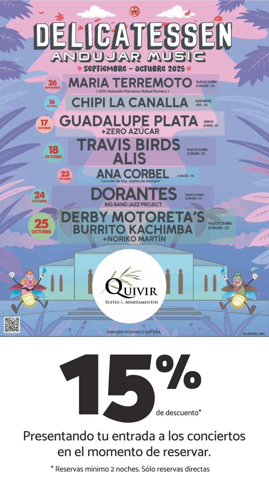 cartel del delicatessen andujar music fest